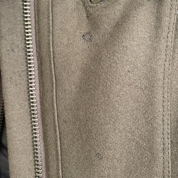 Burberry London Wool Brown Jacket w/ Shearling Collar US10 - Picture 3 of 10